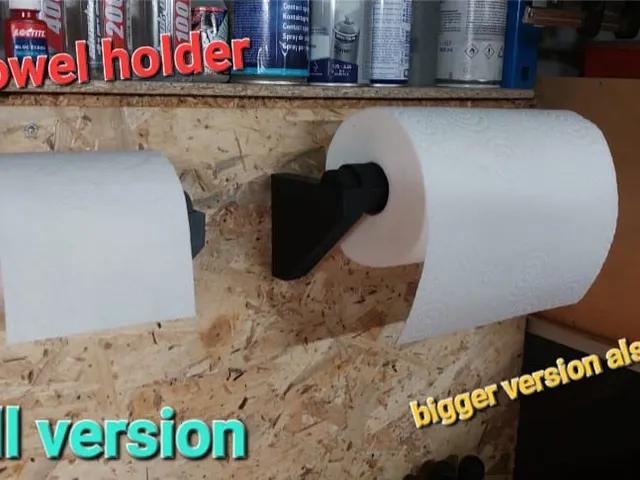 Modular paper towel holder (SMALL version)