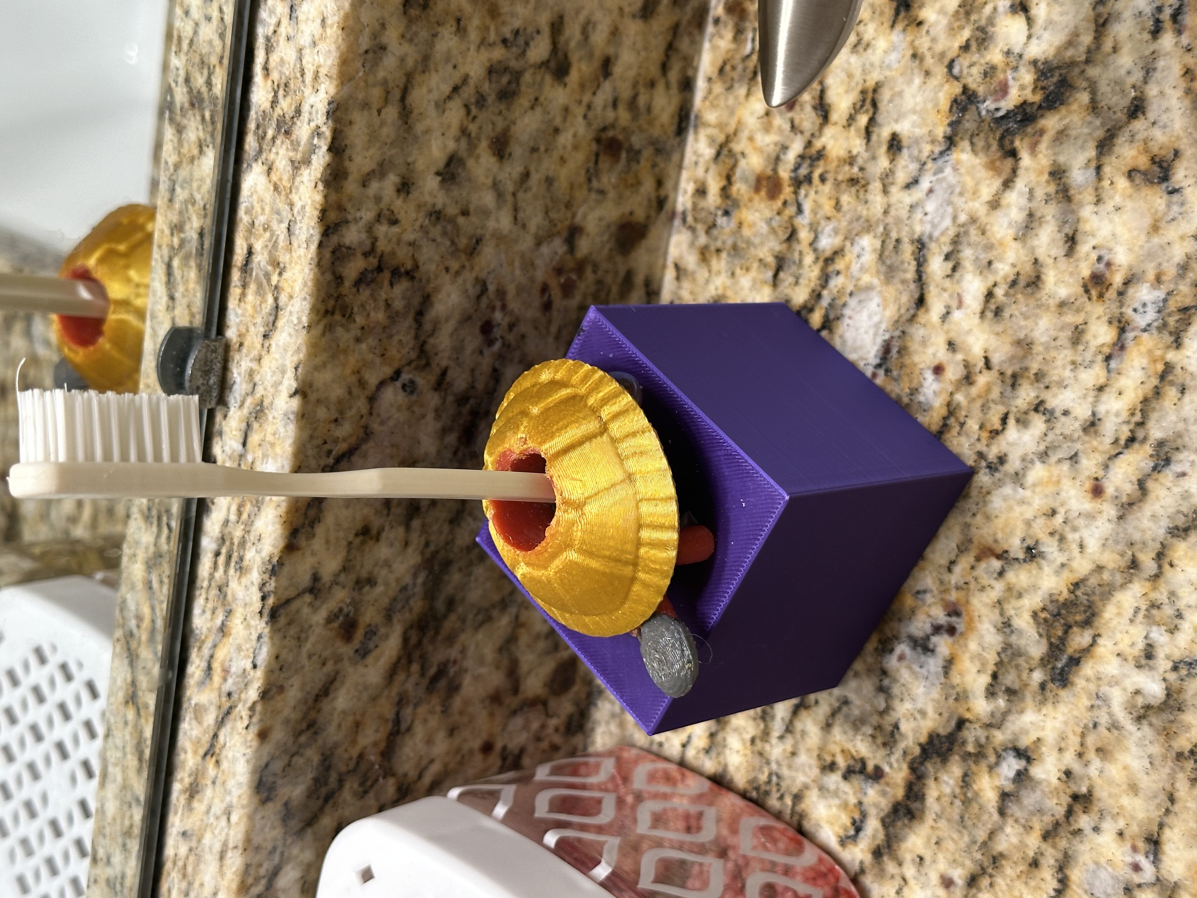 Tortoise Toothbrush Holder