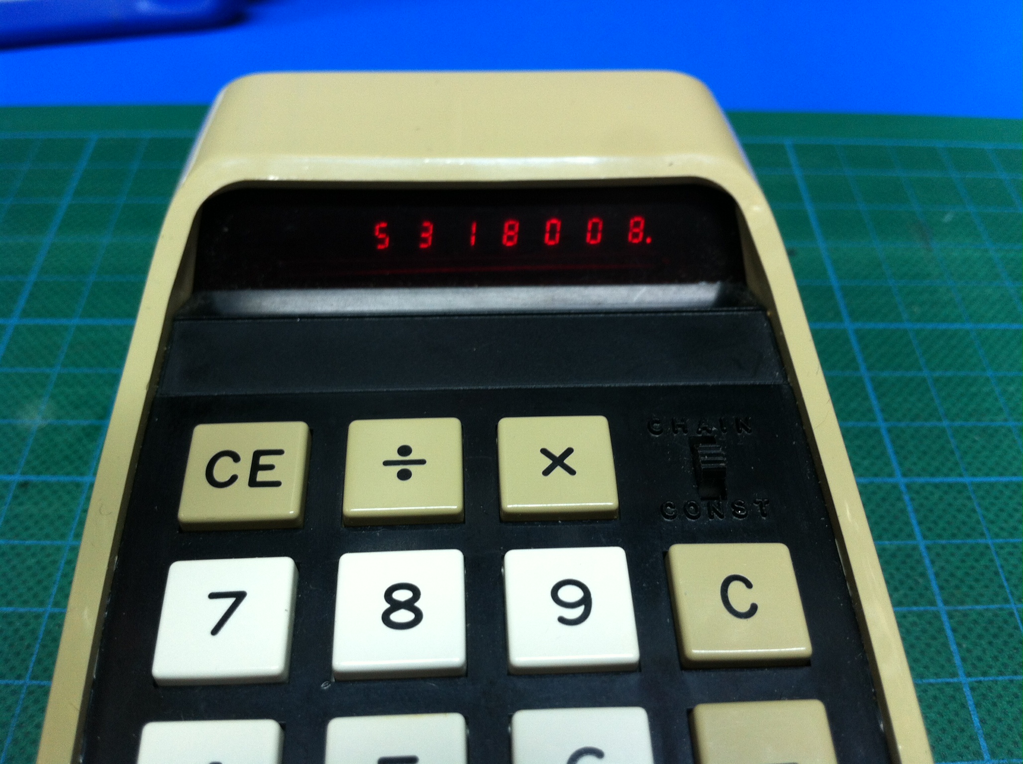 Texas Instruments Datamath 2500 calculator nameplate by Brad Grier ...