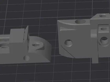 Dragon Burner SV08 extruder mount