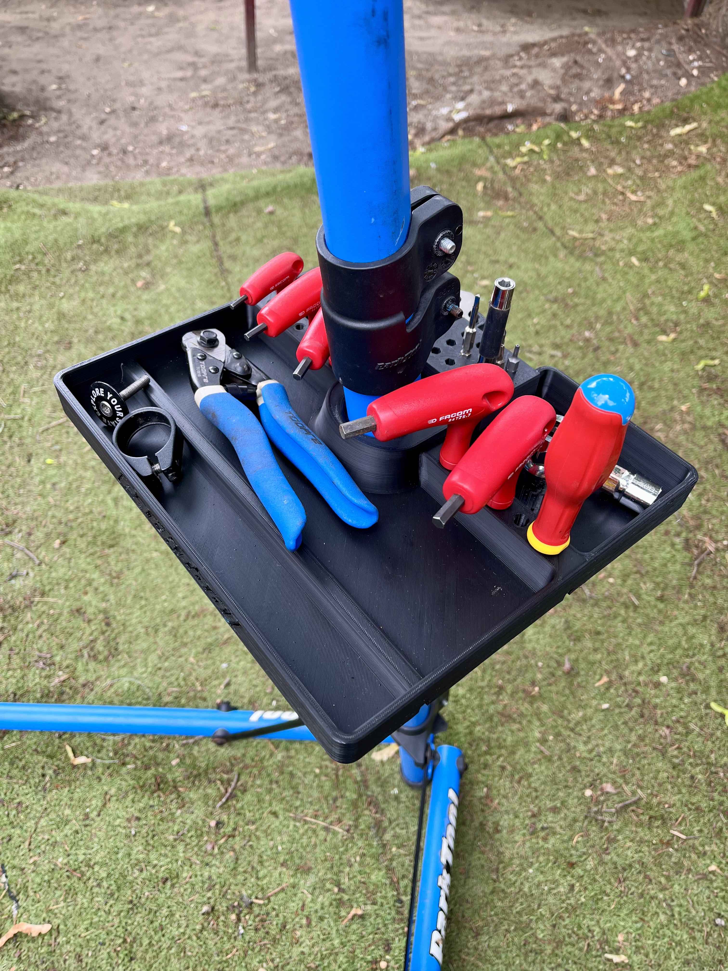Tools tray for the Park Tool PCS 9.3 bicycle Home Mechanic Repair Stand