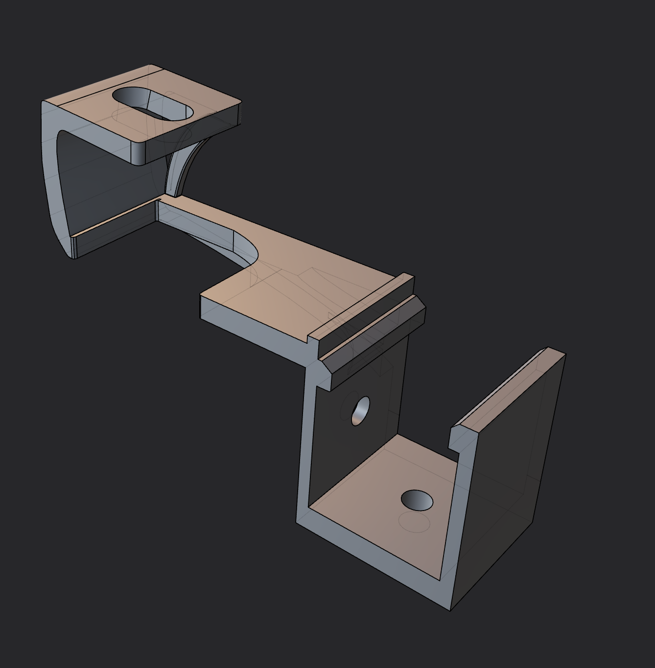 Ender 5 S1 Enclosure-Compatible Bed Mount for Camera