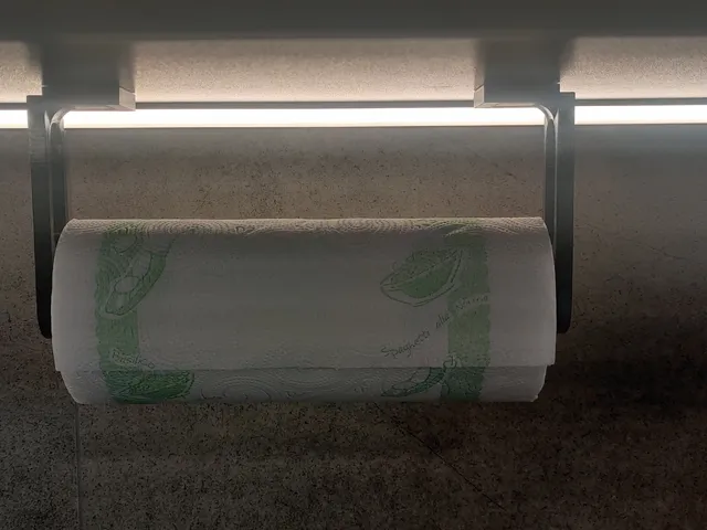 Easy to Print/Use Paper Towel Holder (Remix) (w/ & without locking mechanism)