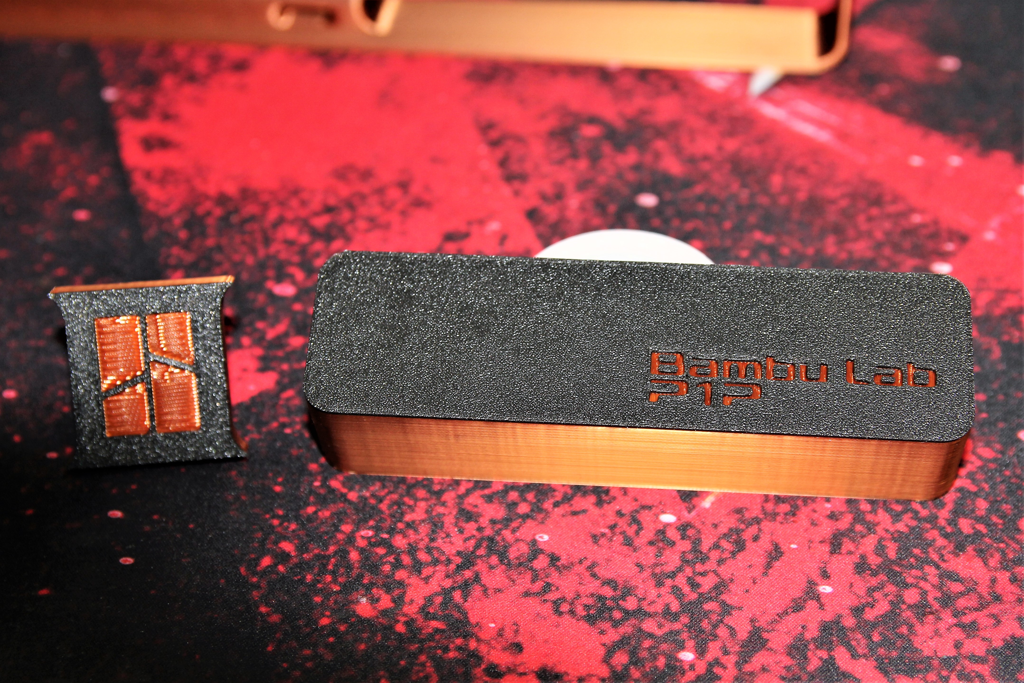 Bambu Lab Name and Logo for The Bu Faceplate 3D model thumbnail