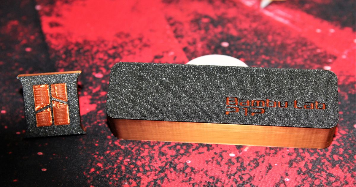 Bambu Lab Name and Logo for The Bu Faceplate by TechOpsTV | Download ...