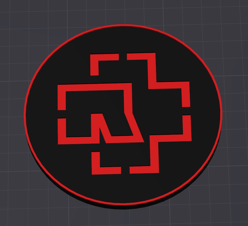 Rammstein Band Coaster