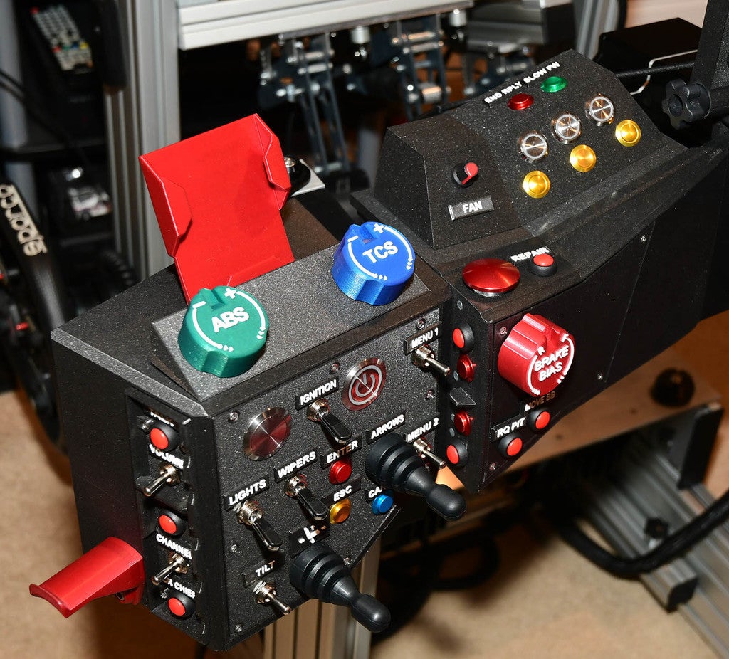 Button Box System for SimLab Vertical mount