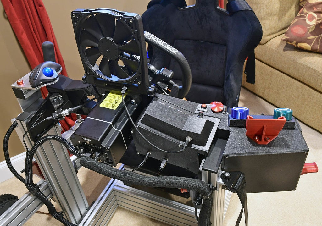 Button Box System for SimLab Vertical mount od autora RCHeliGuy ...