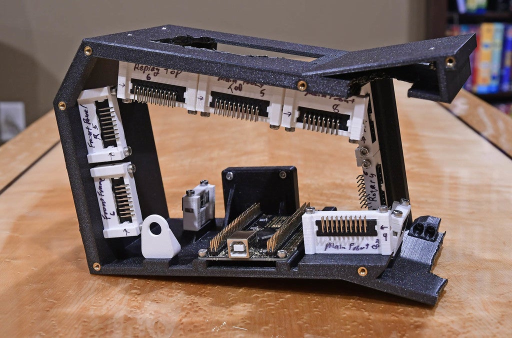 Miniatura 10 do modelo 3D Button Box System for SimLab Vertical mount