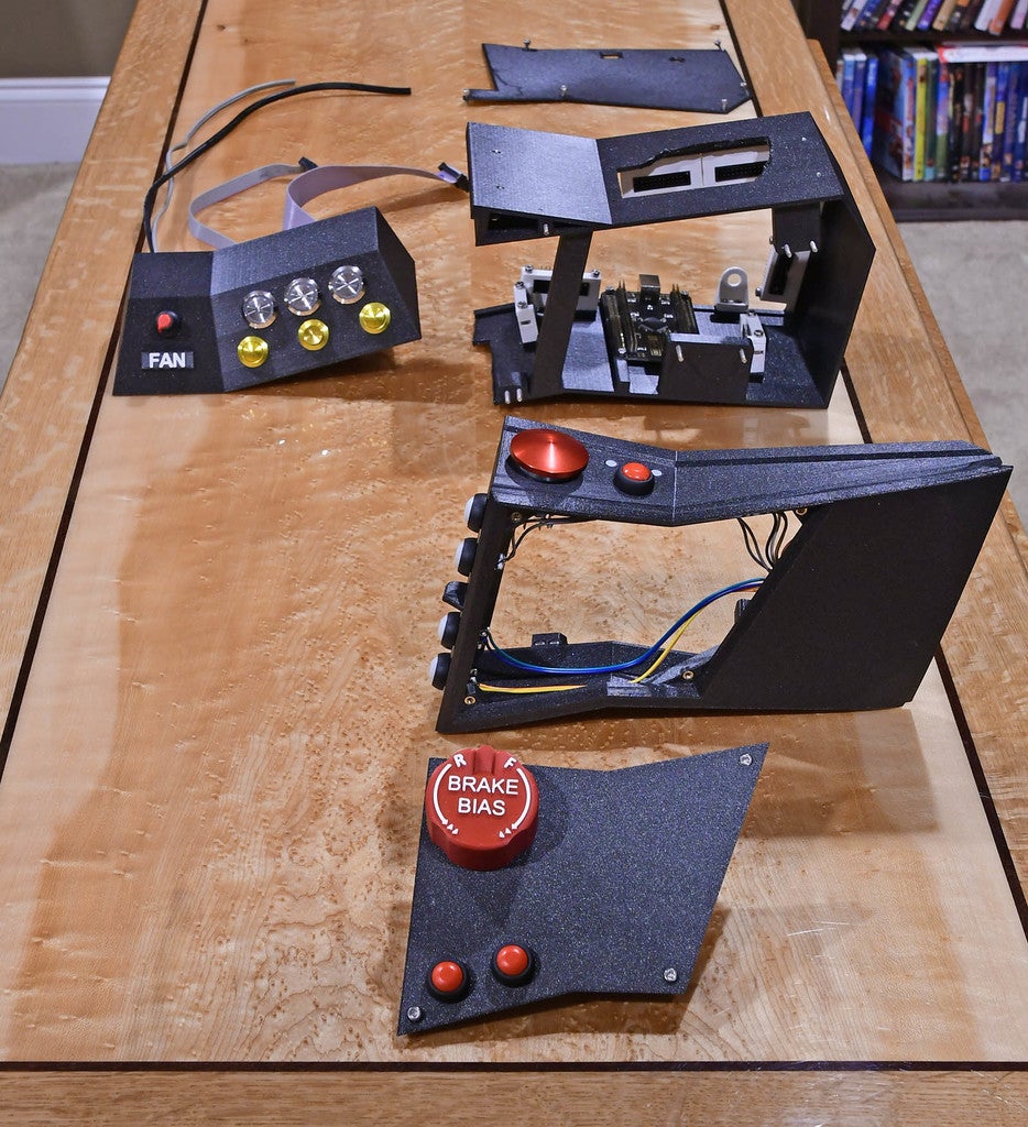 Button Box System for SimLab Vertical mount by RCHeliGuy Download