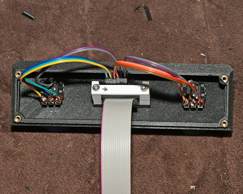 Miniatura 25 do modelo 3D Button Box System for SimLab Vertical mount