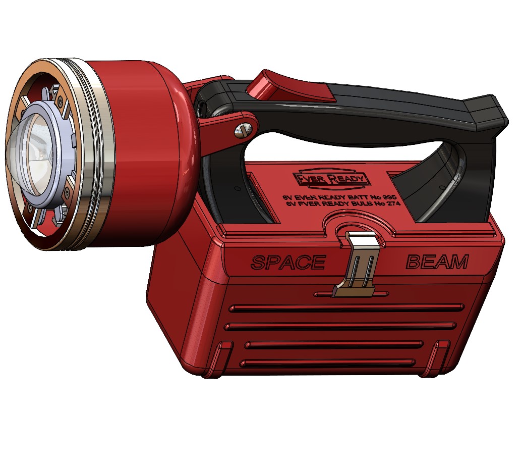 Indy's Flashlight (Improved) by mcmaven Download free STL model