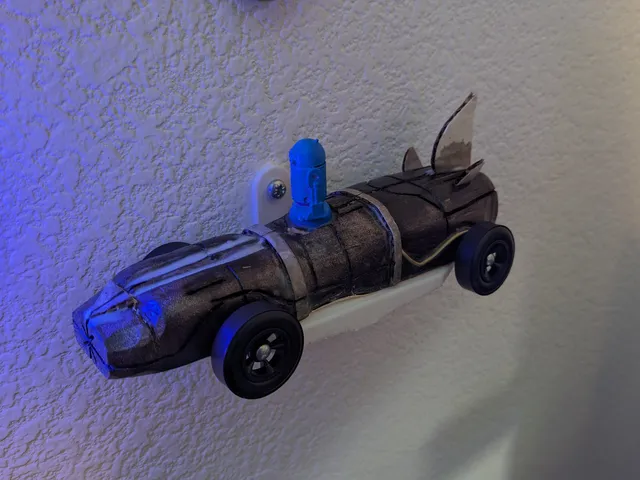 Pinewood Derby Car Wall Display Mount