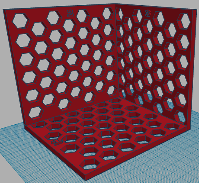 Miniatura 2 do modelo 3D HexBox Shelf