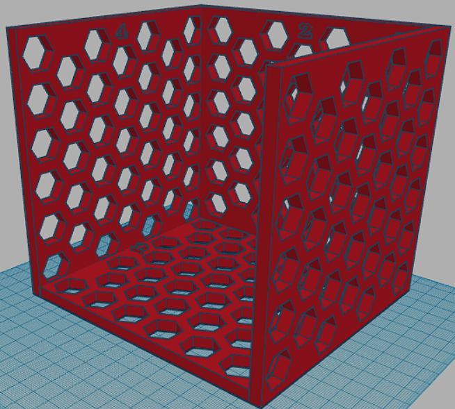 Miniatura 3 do modelo 3D HexBox Shelf