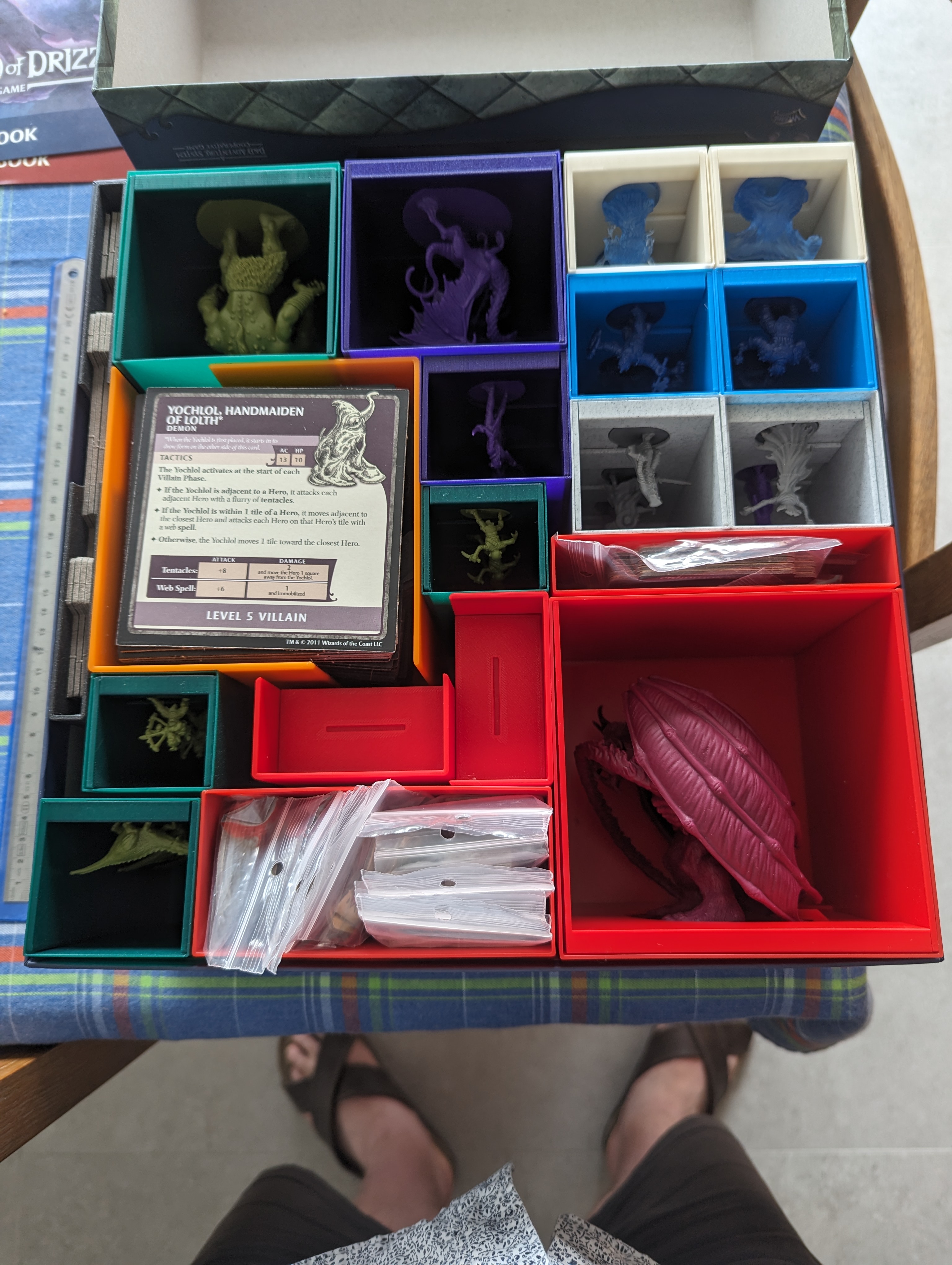 Dungeons and Dragons: The legend of Drizzt board game inserts