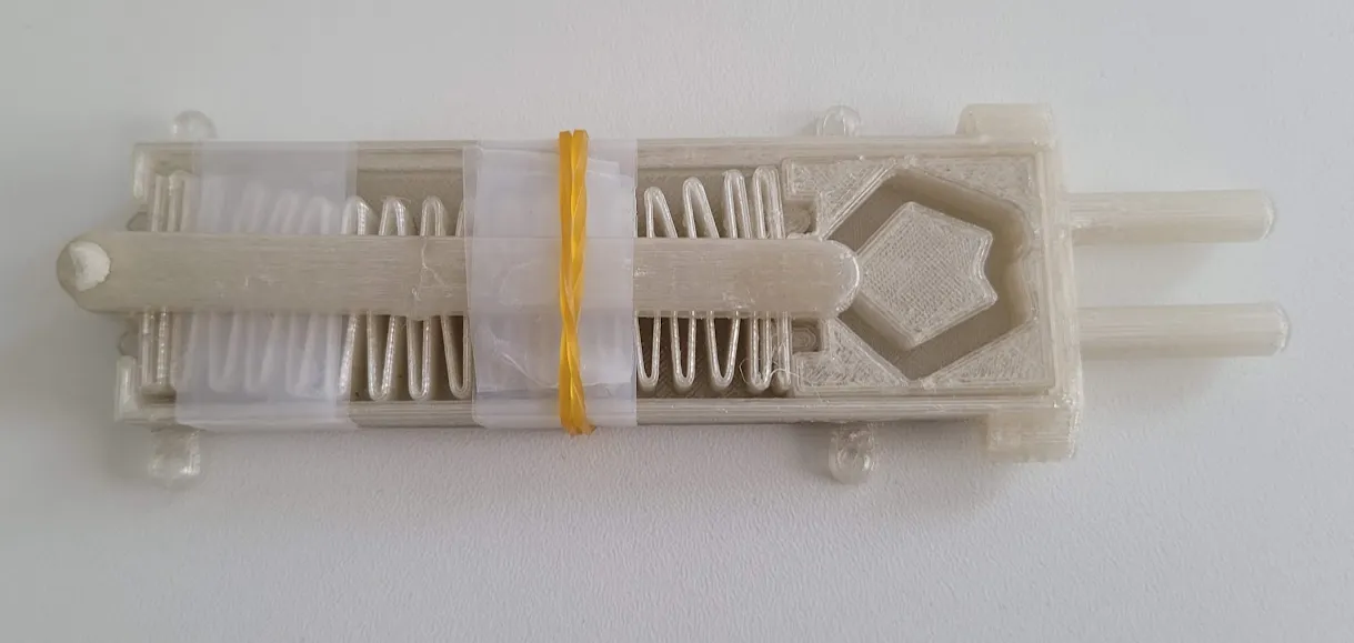 Fully 3D Printable Push Latch Mechanism [WIP] by Razzer09, Download free  STL model