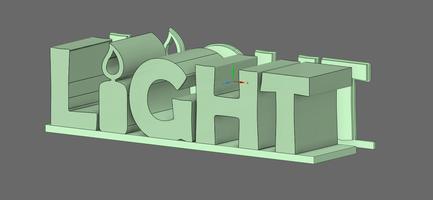 Desktop "Light" Lamp