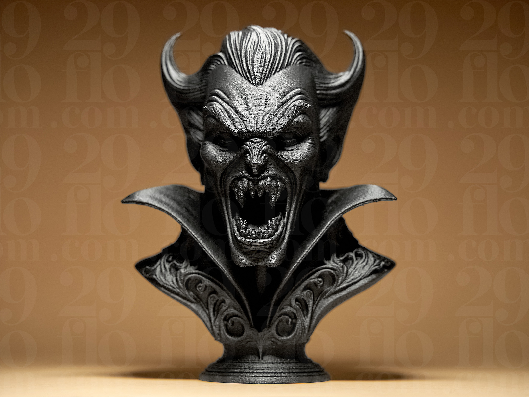 Miniatura 2 do modelo 3D Dracula Bust