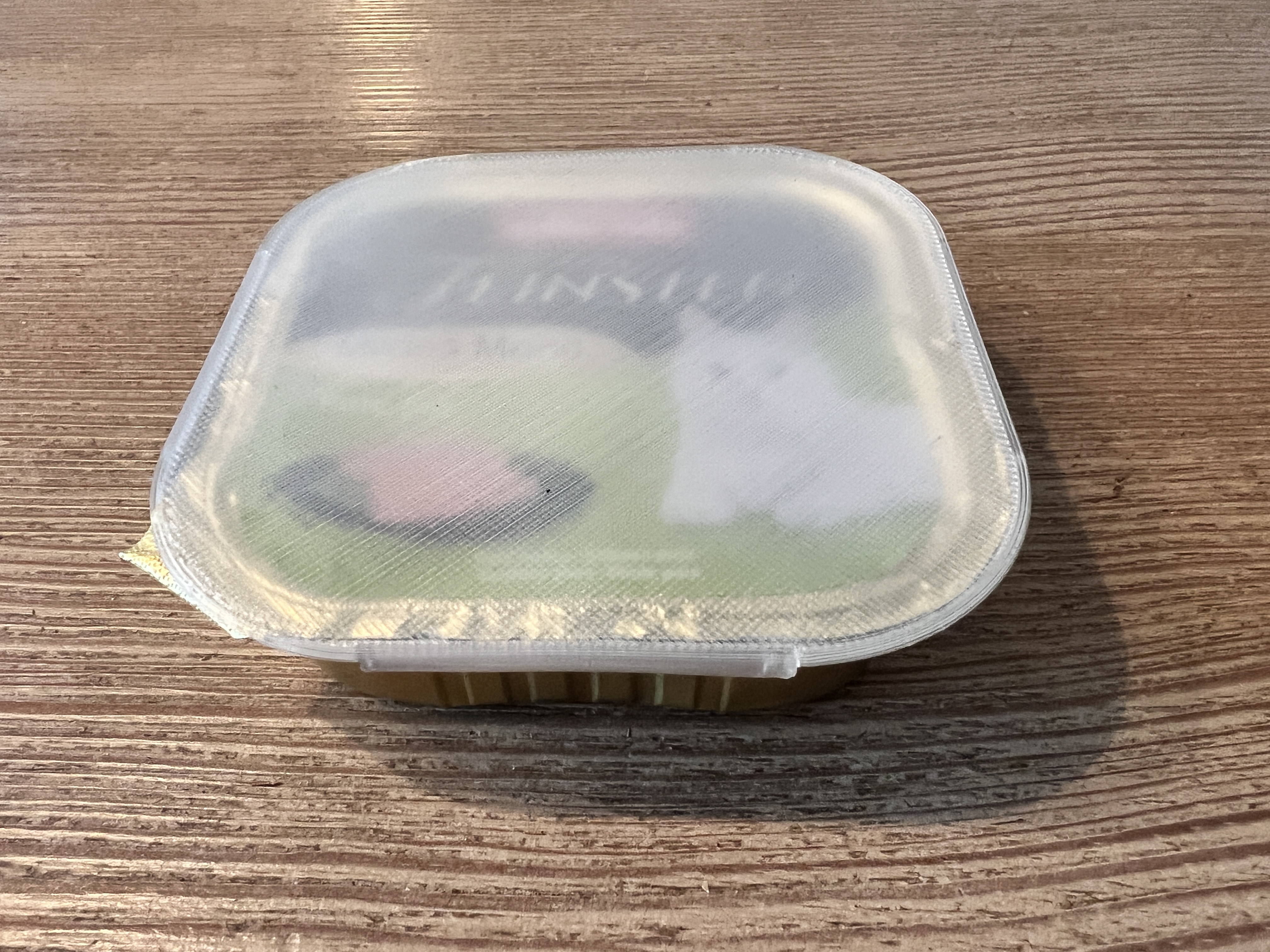 Deckel für Katzenfutter Alu-Schale 100g (z.B. Animonda) / Cat Food Lid