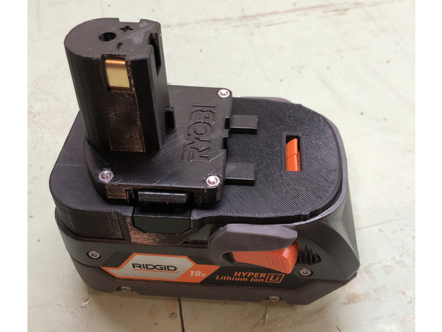 AEG battery to Ryobi tools adaptater