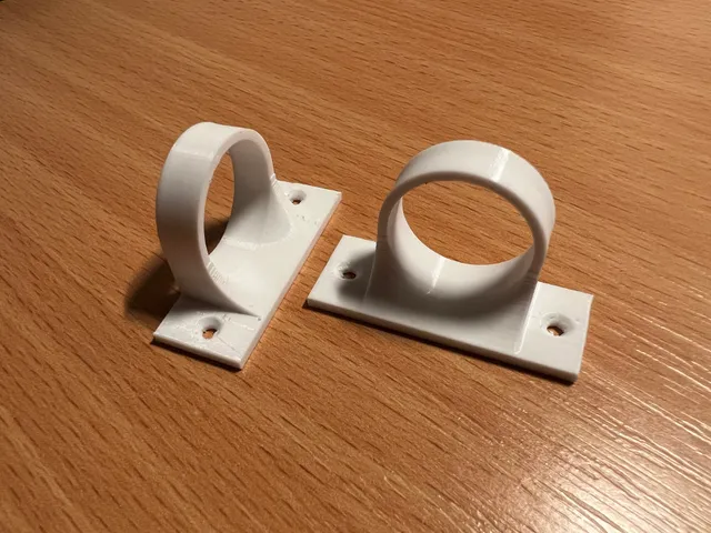 Curtain circle wall holder