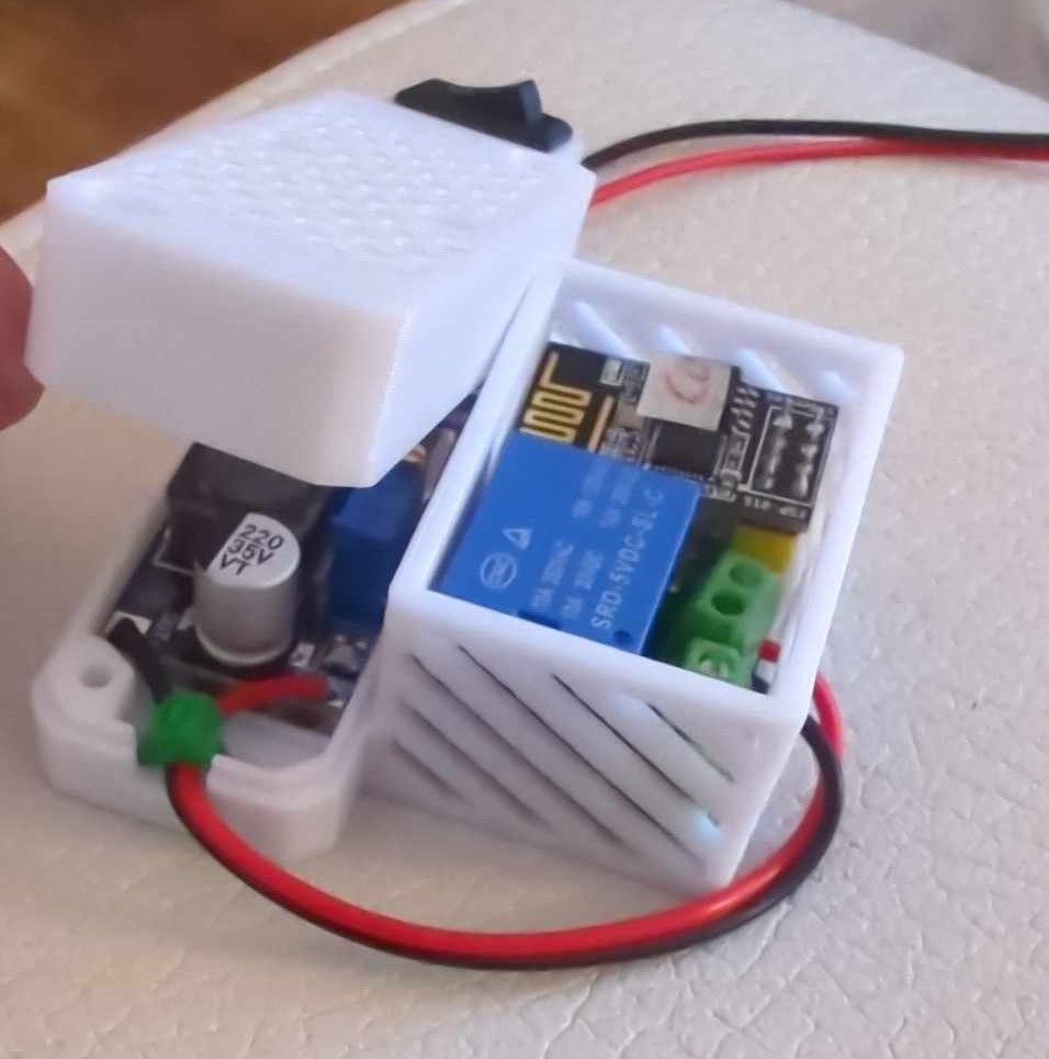 5V Wifi Relay + Buck Converter 3D model thumbnail