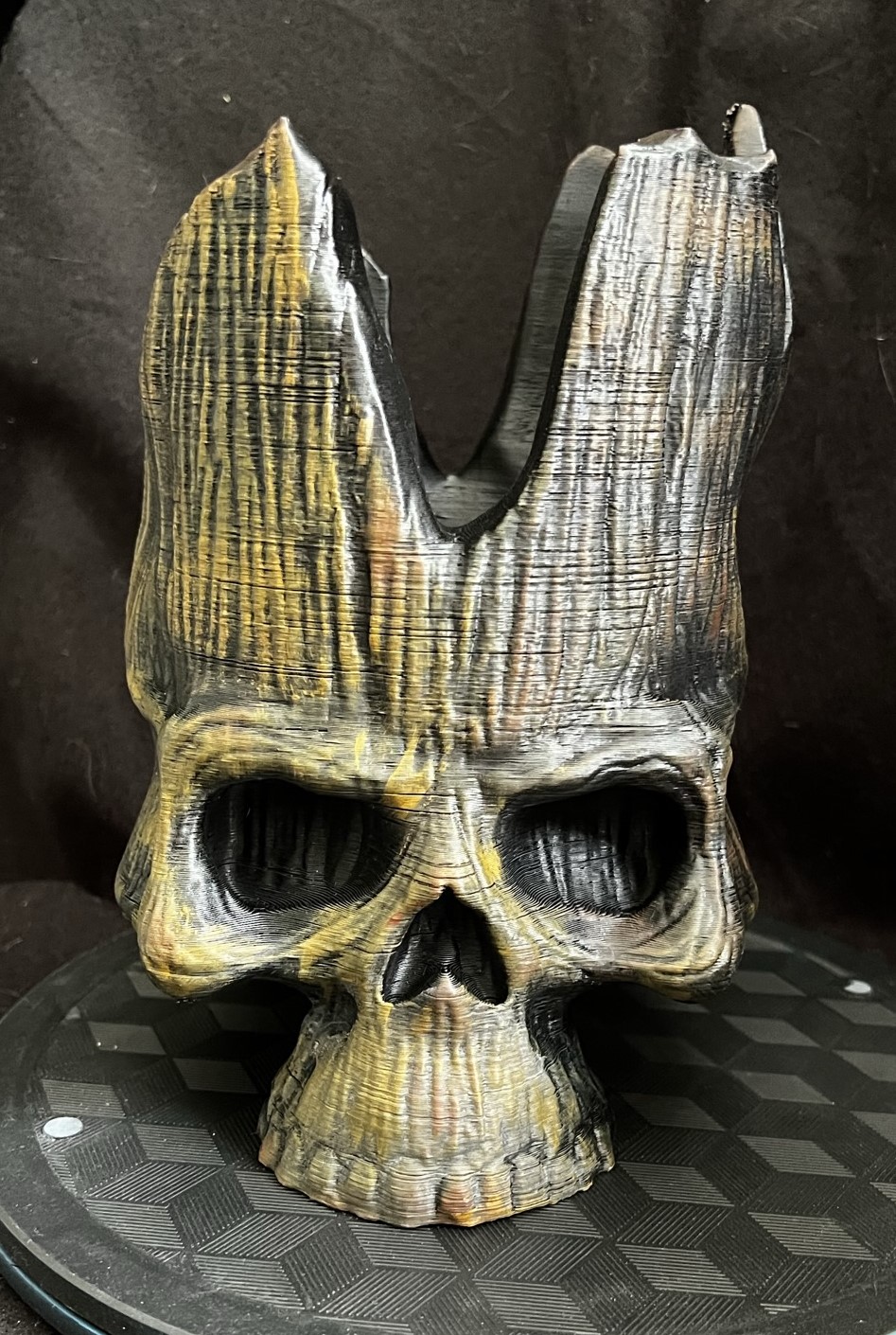 Wood God Skull