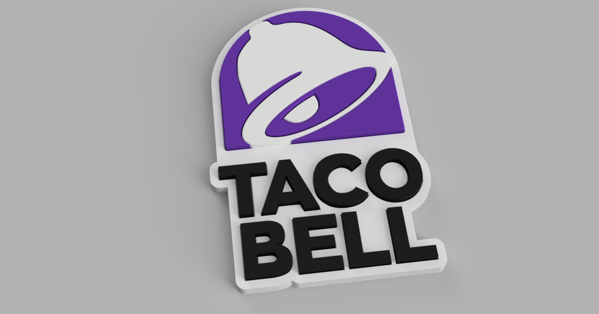 taco bell purple background