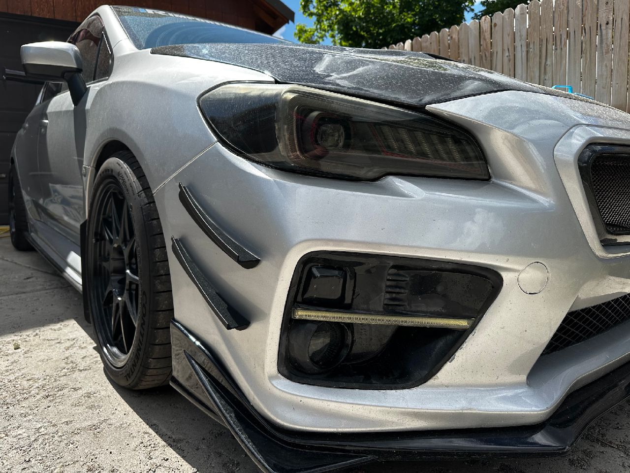 2015-2017 WRX/STI Yazdırılabilir Kanardlar/Dalış Uçakları (Sadece Plastik Aparattır!!!)