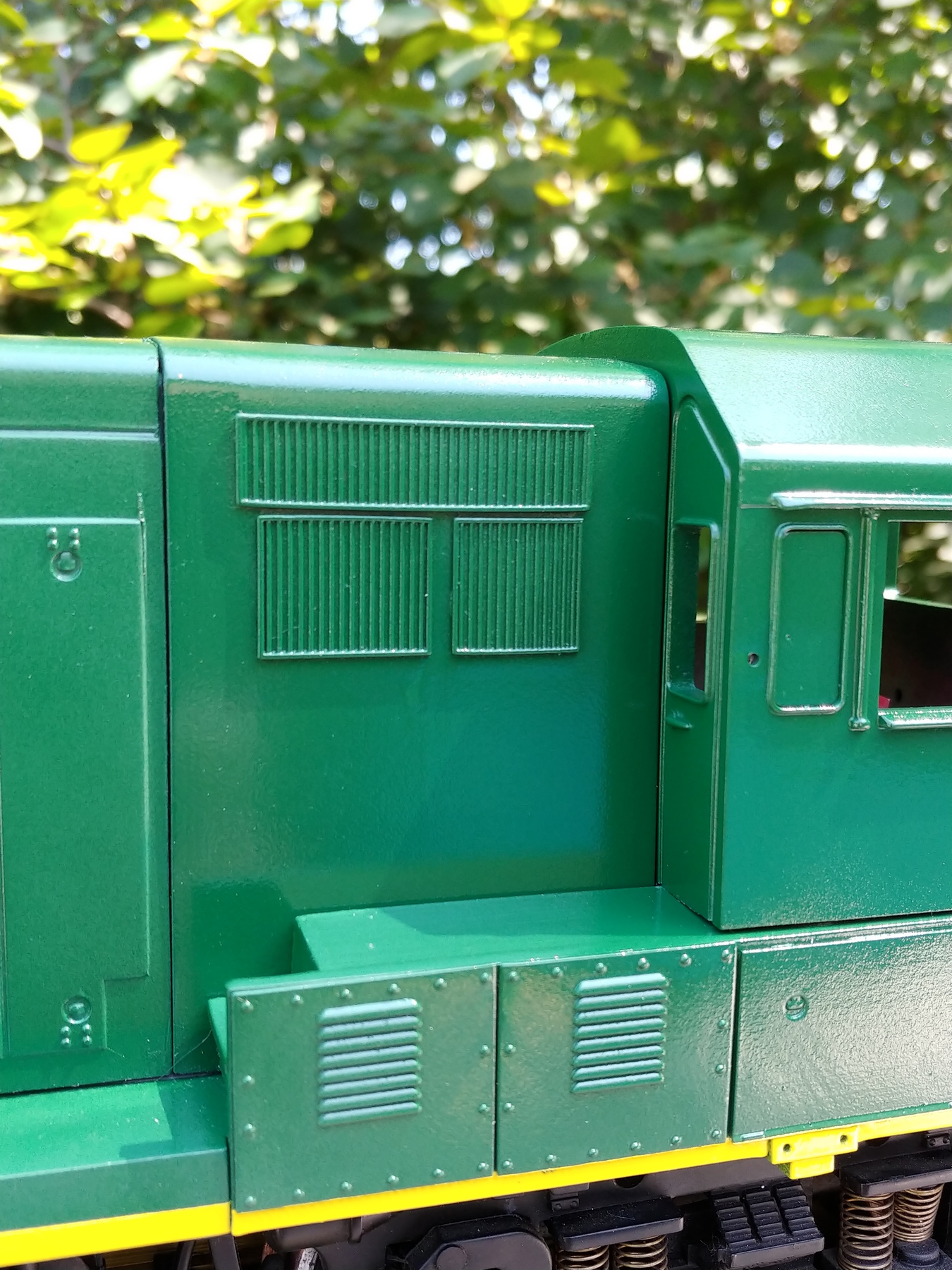 GE U33B kitbash section behind cab