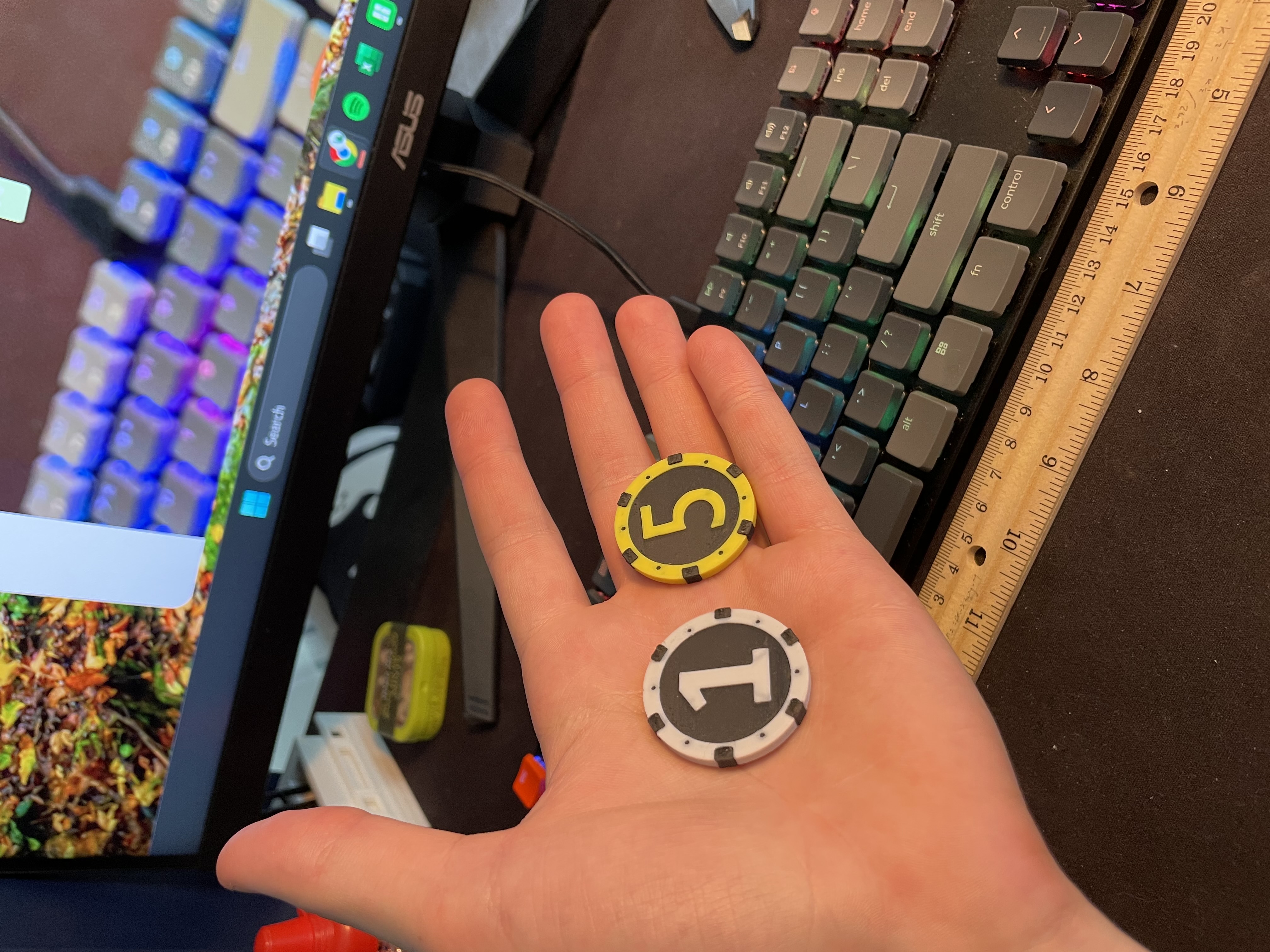 Miniatura 2 do modelo 3D Poker Chips (Colorable)