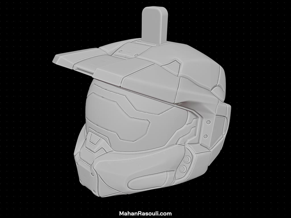 Miniatura 4 do modelo 3D Master Chief Keychain