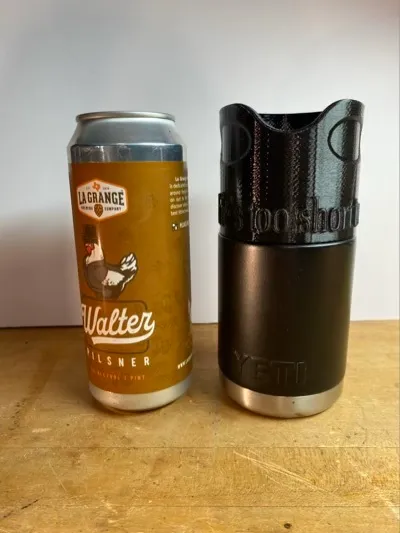 Yeti 12oz Colster to Pint “Crowler” Can Adapter by Tarz, Download free STL  model