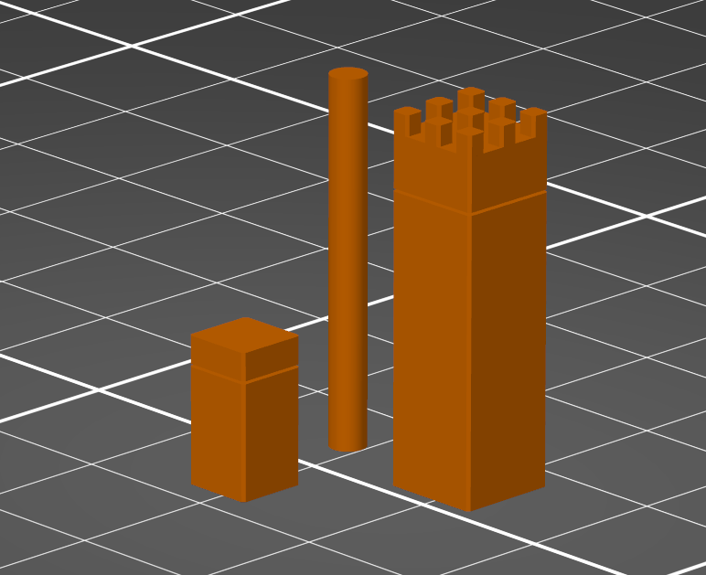 Simple OpenSCAD Kubb set