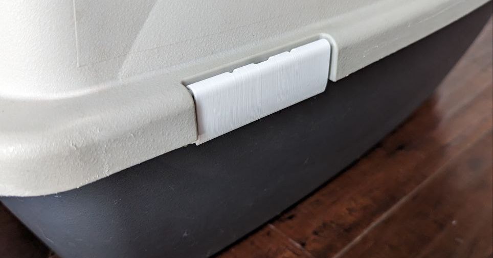 Dog Crate Latch by dpears Download free STL model