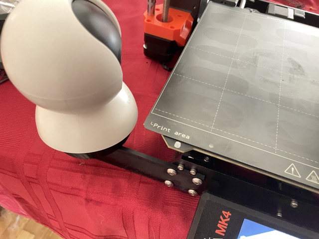 Prusa MK4 (original, not MK4S) Camera Holder for TP-Link Tapo C200 and C110 camera