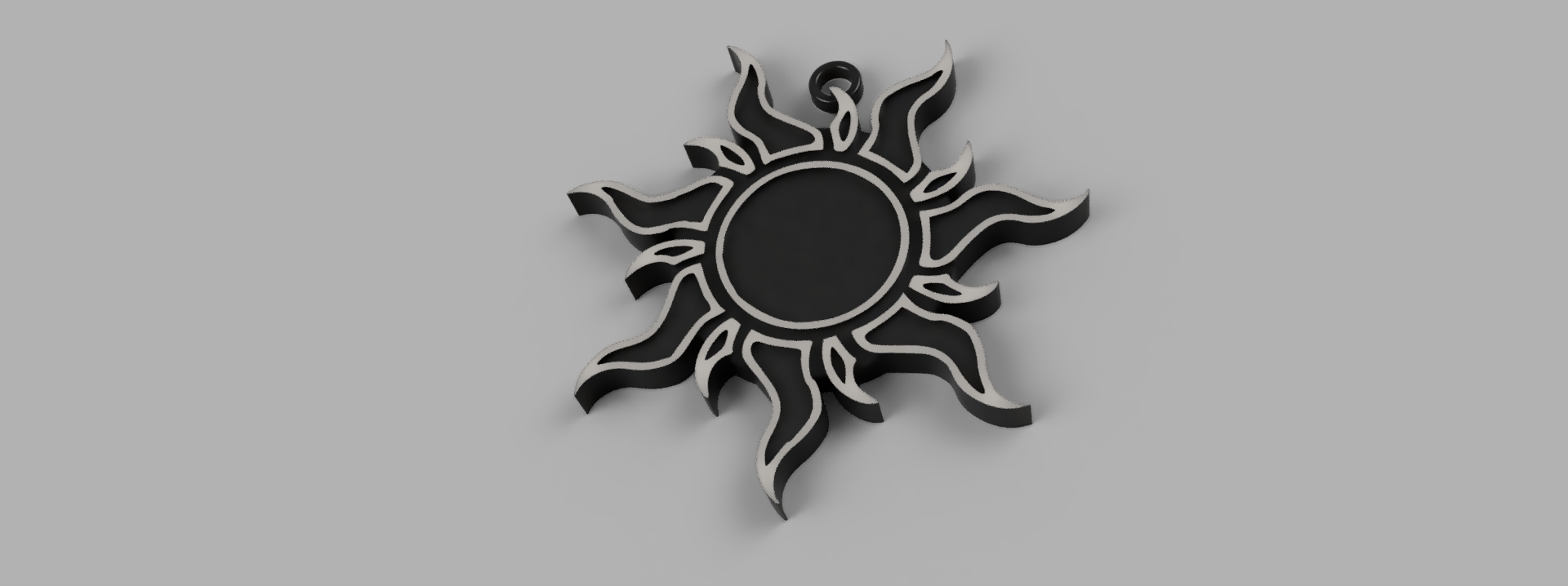 Dark Sun keychain