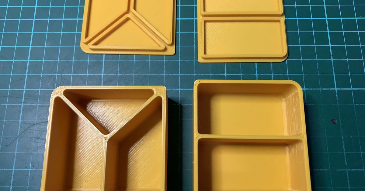 Small Parts Compartment Set 3 by Wiseone Download free STL model