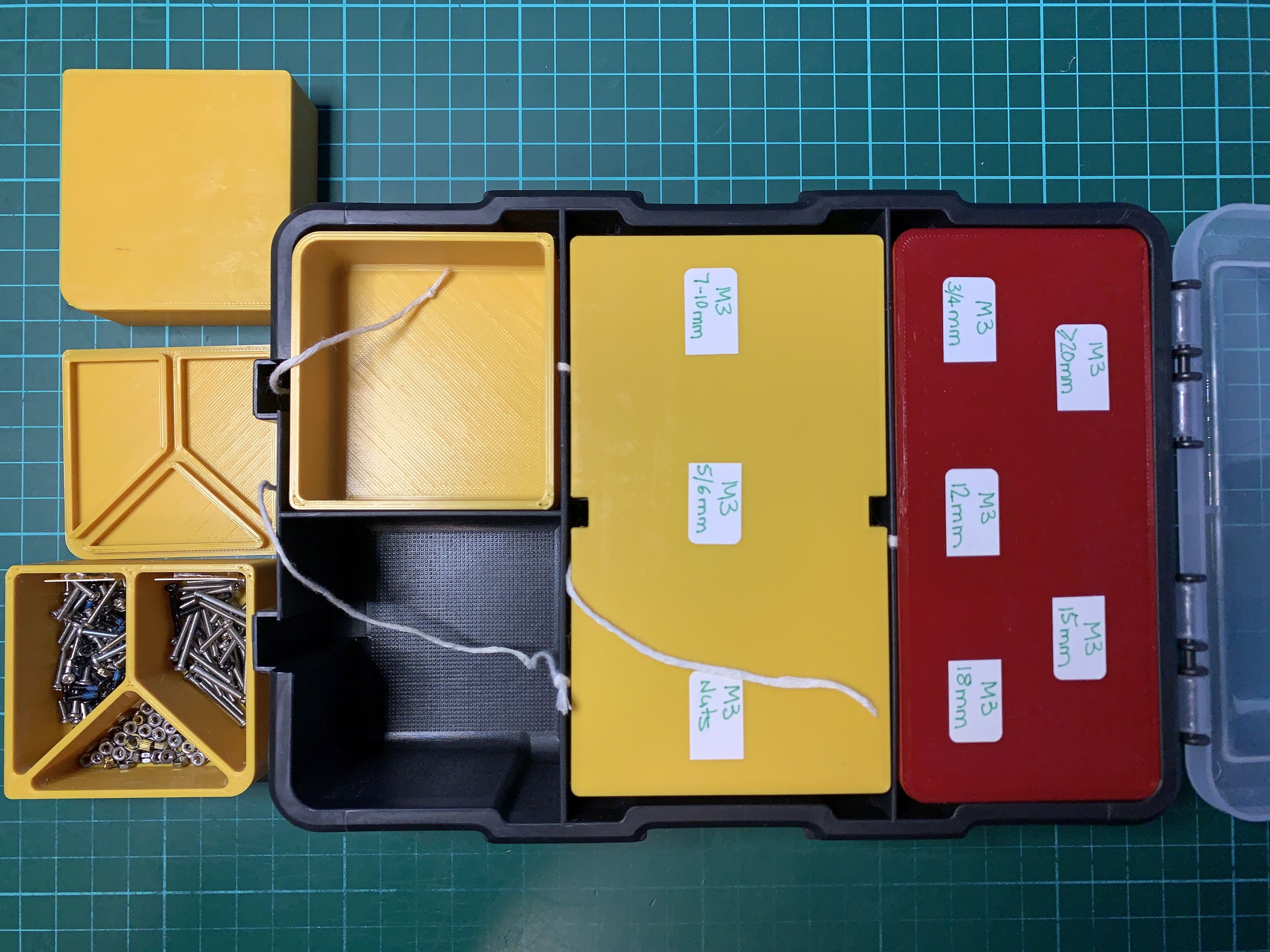 Strew Part Compartment Small Parts Compartment Set #3 by Wiseone | Download free STL model ...