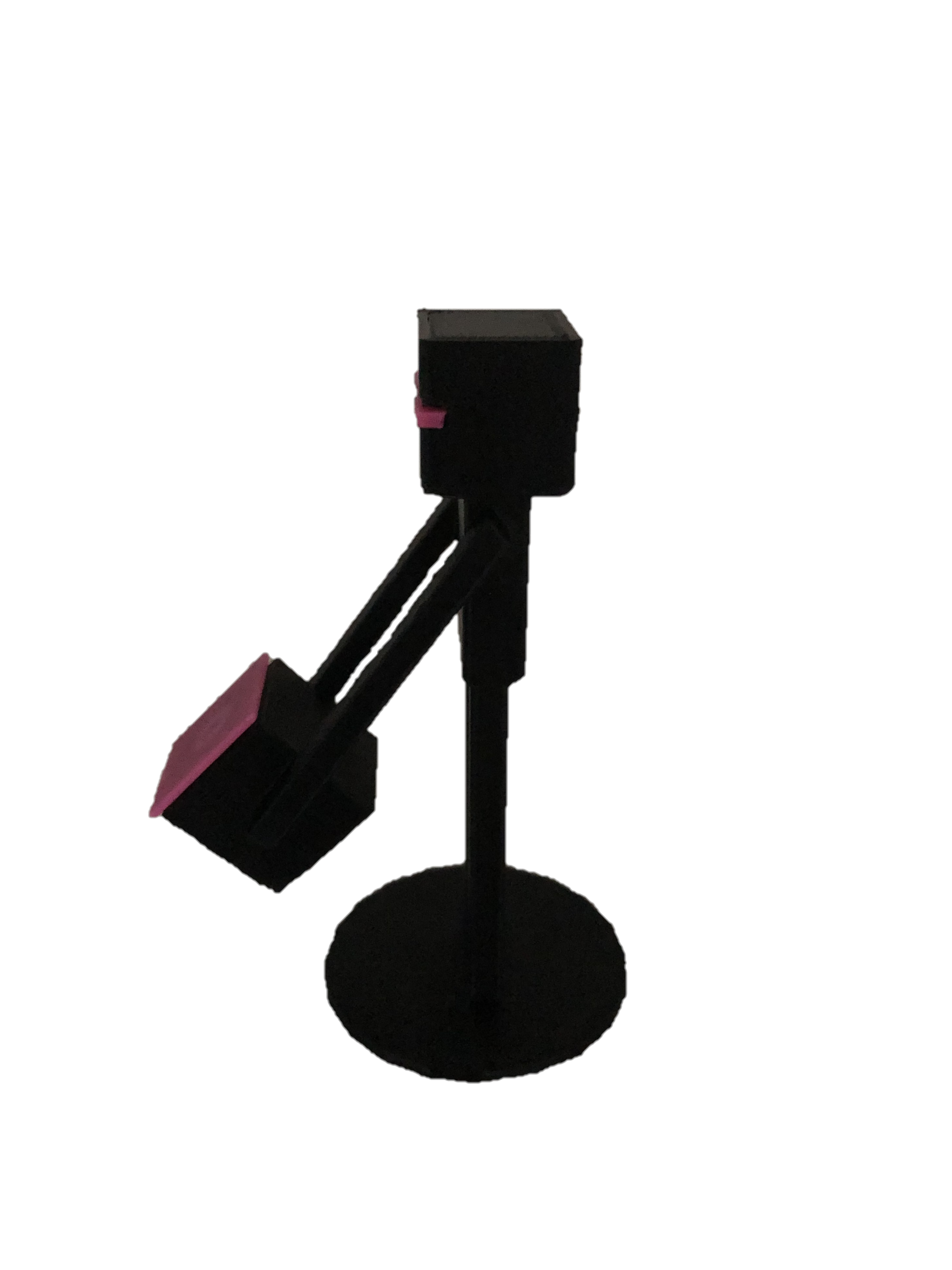 Enderman Holding Block by Ya like jazz? Download free STL model