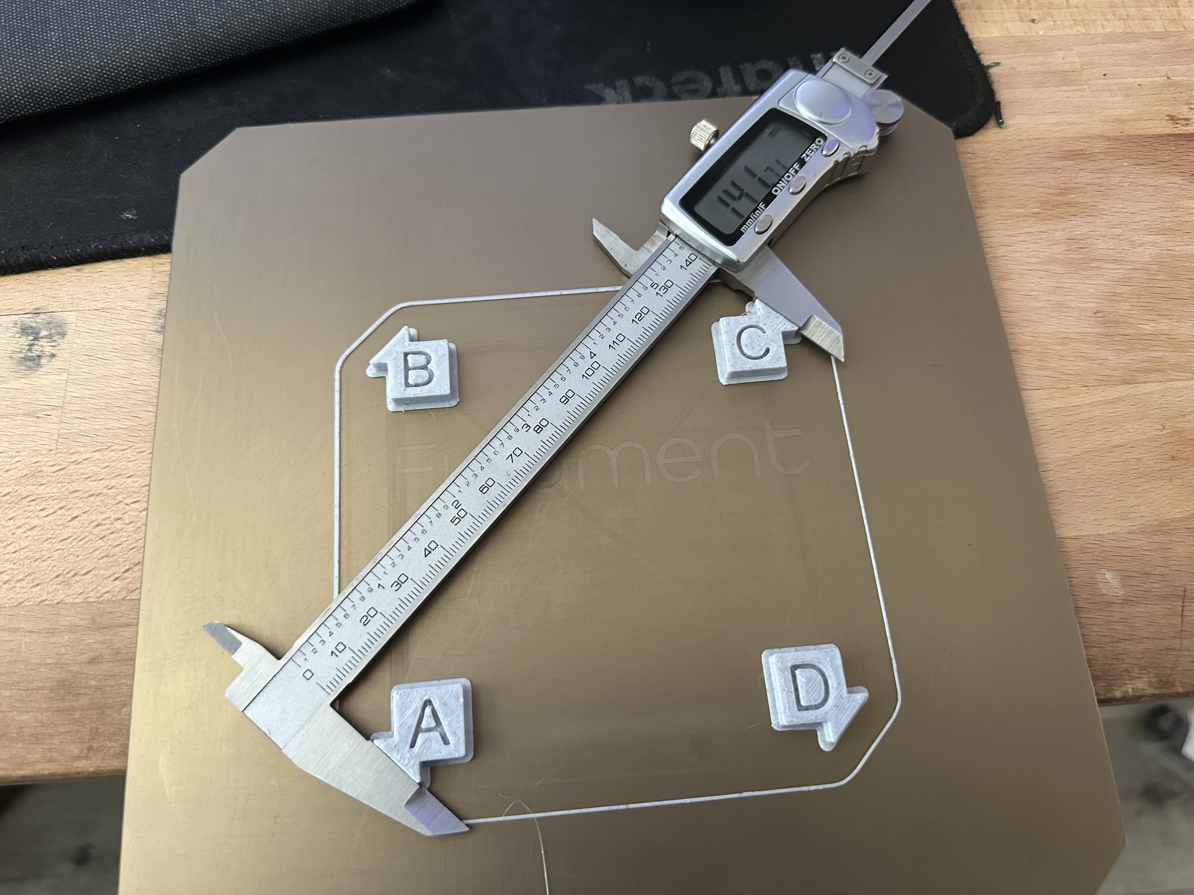 Ultra Fast Printing Easy Measure XY Skew Calibration Print