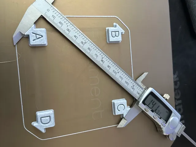 Ultra Fast Printing Easy Measure XY Skew Calibration Print