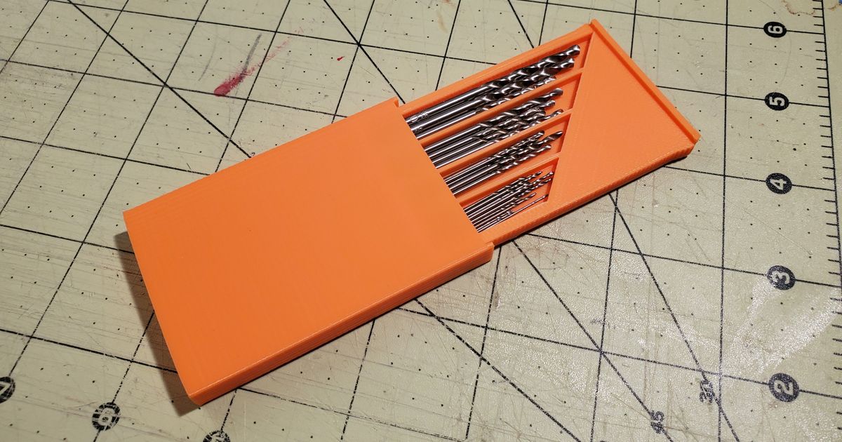 Box for Micro Drill Bits (Harbor Freight Item 61526) by jimmiedave