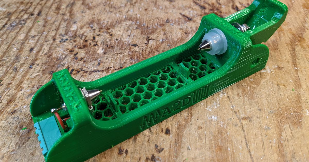 4wire Cell Holder for Battery Testing 18650 21700 by Micah Black