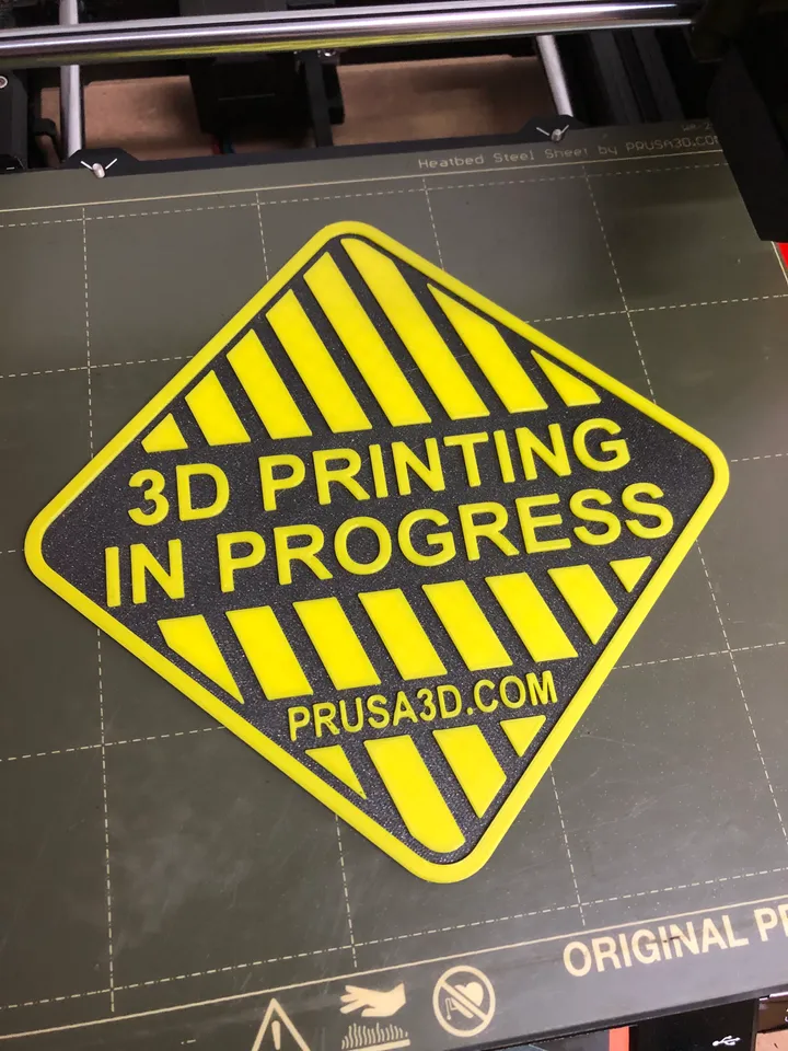 3D Printing Room Sign PRUSA by Regis, Download free STL model