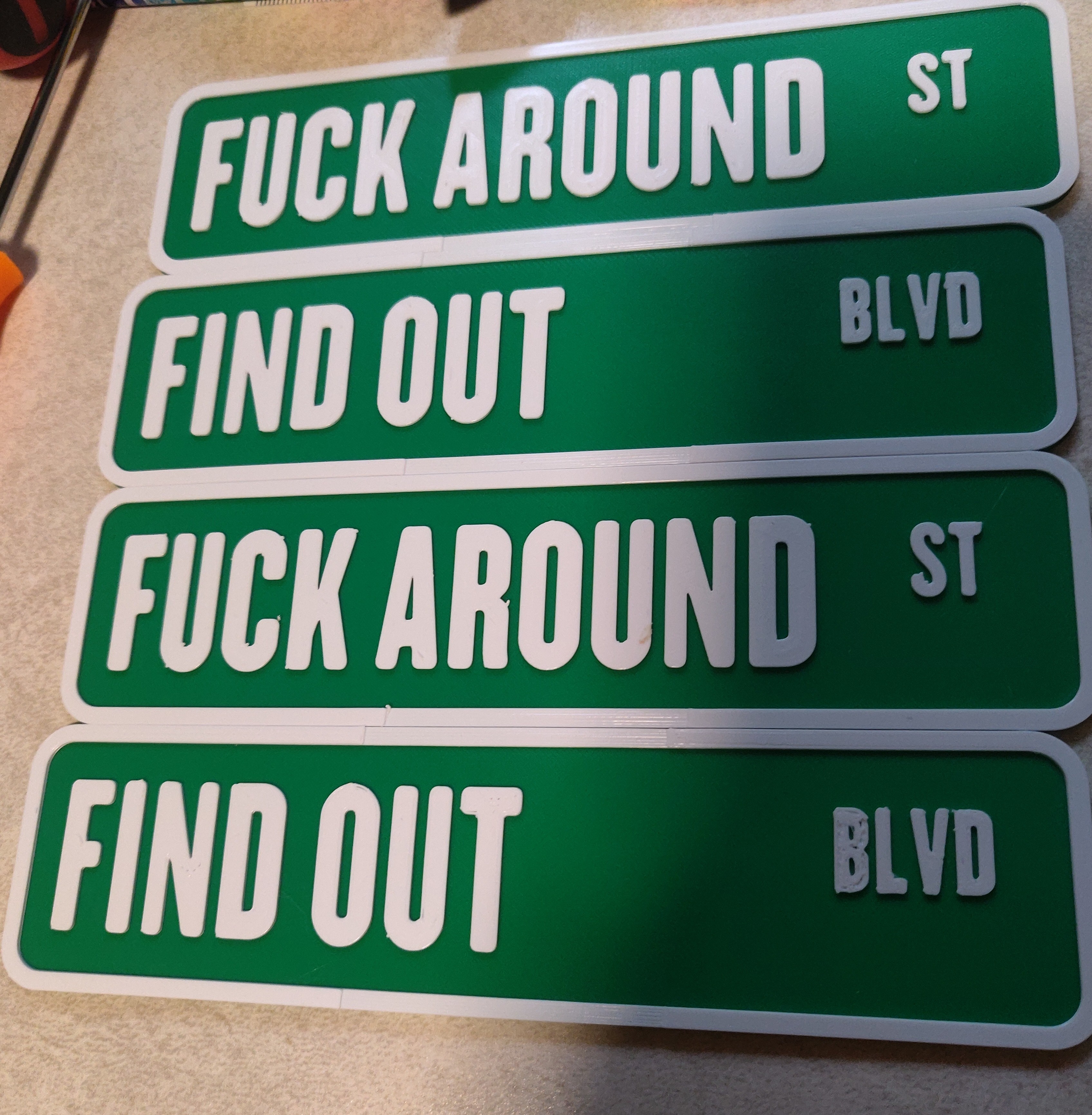 Funk Around and Find Out Street Signs by 253Bigfoot | Download free STL ...