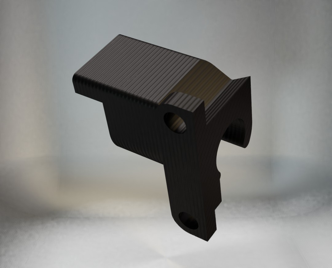 X Axis endstop mount for Bearmod and Makerbot endstop by Jonas Burkhard