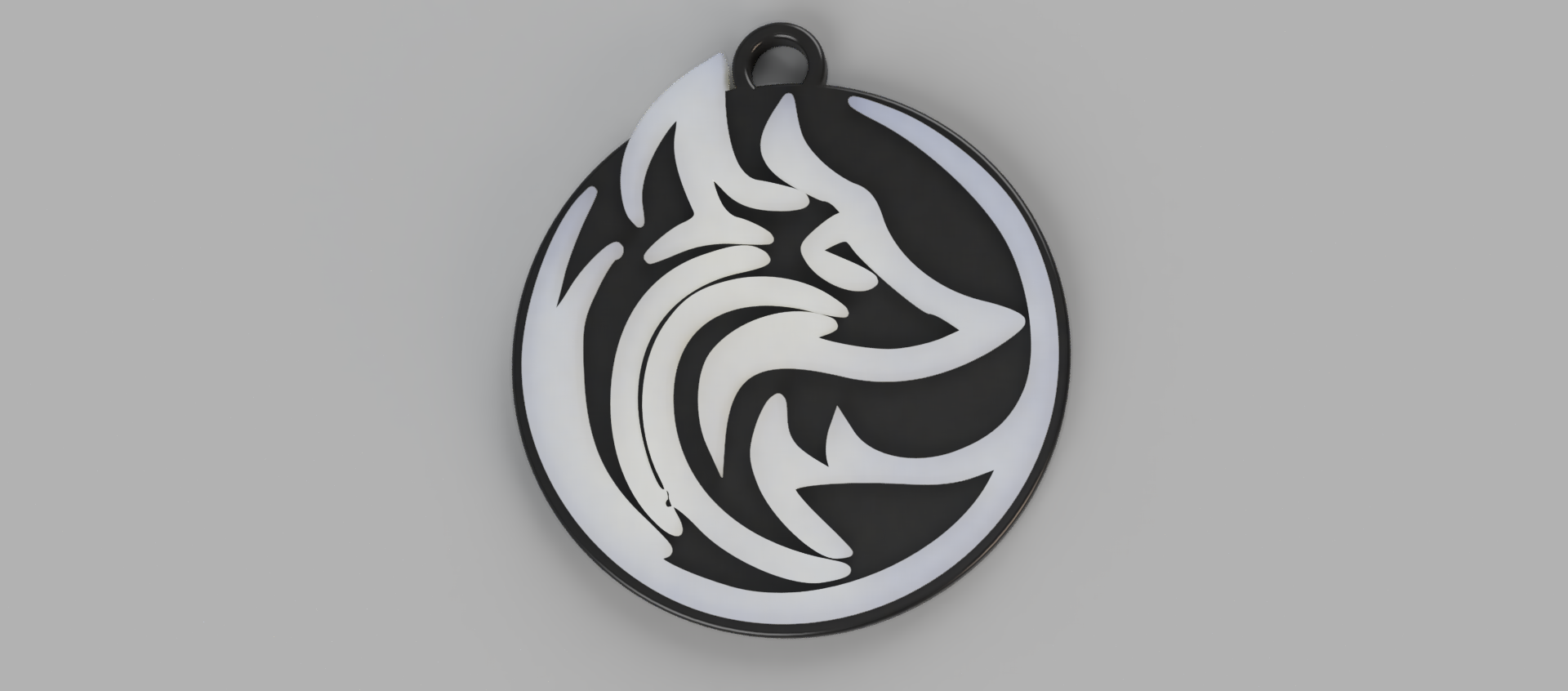 Miniatura 2 do modelo 3D Fox keychain