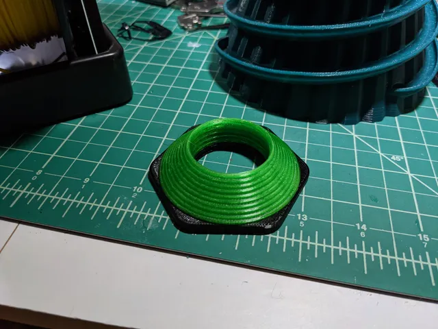 Stepped Nut for Gravity Spoolholder